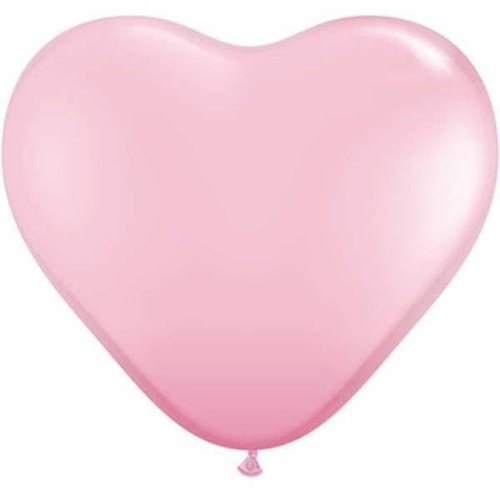 28cm Heart Pink Qualatex Plain Latex #43727 - Pack of 100  TEMPORARILY UNAVAILABLE