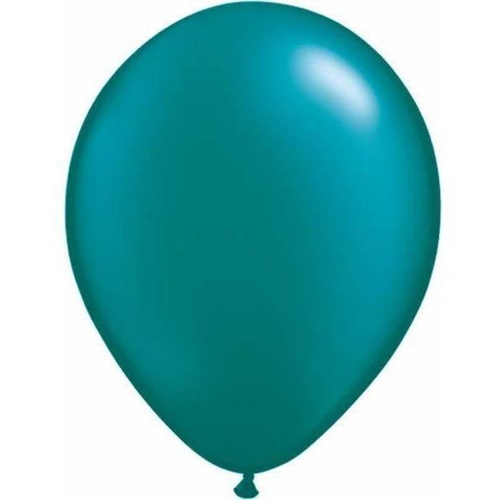 28cm Round Pearl Teal Qualatex Plain Latex #43787 - Pack of 100 TEMPORARILY UNAVAILABLE