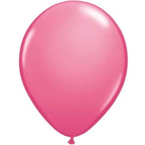 28cm Round Rose Qualatex Plain Latex #43791 - Pack of 100 