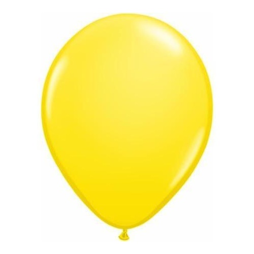 28cm Round Yellow Qualatex Plain Latex #43804 - Pack of 100 TEMPORARILY UNAVAILABLE