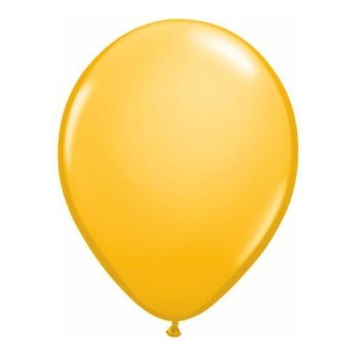 40cm Round Goldenrod Qualatex Plain Latex #43867 - Pack of 50 TEMPORARILY UNAVAILABLE 
