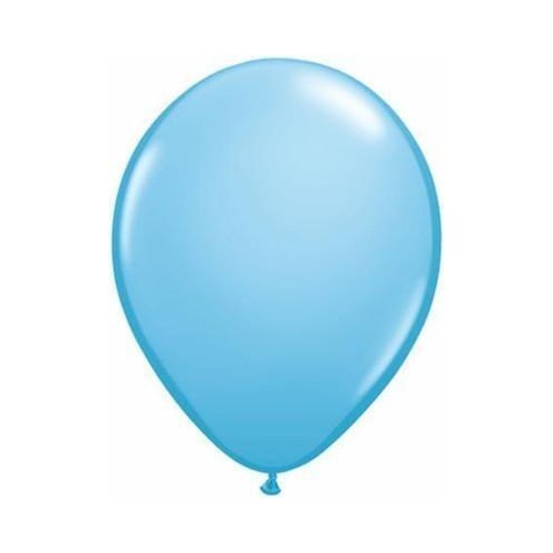 40cm Round Pale Blue Qualatex Plain Latex #4387910 - Pack of 10 