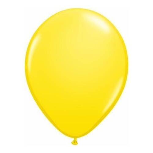 40cm Round Yellow Qualatex Plain Latex #4390610 - Pack of 10 