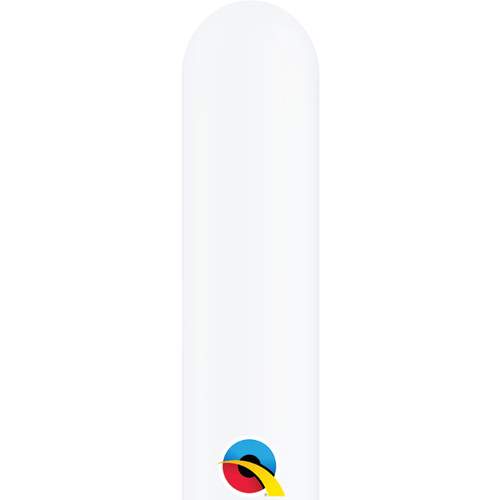 260Q White Qualatex Plain Latex #43962 - Pack of 100 TEMPORARILY UNAVAILABLE