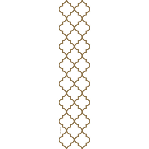 Quatrefoil White & Gold #40 Poly 200 Yards #44102 - Each SPECIAL ORDER ITEM