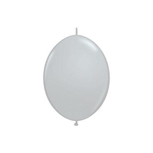 15cm Quick Link Gray Qualatex Quick Link Balloons #44568 - Pack of 50 