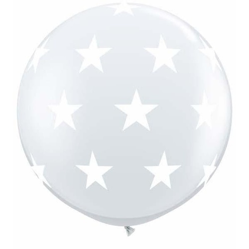 90cm Round Diamond Clear Big Stars-A-Round #45210 - Pack of 2 SPECIAL ORDER ITEM - TEMPORARILY UNAVAILABLE