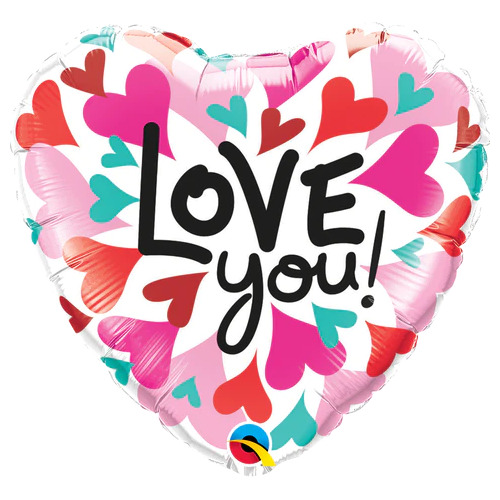 45cm Heart Love You Converging Hearts #46070 - Each (Pkgd.)