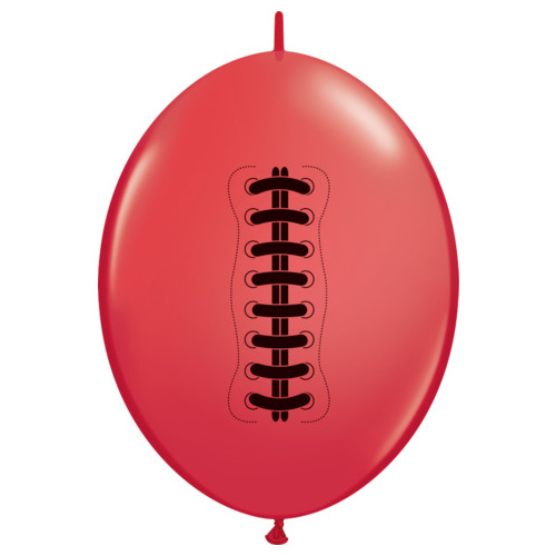 30cm Quick Link Red Football #46765 - Pack of 50 SPECIAL ORDER ITEM