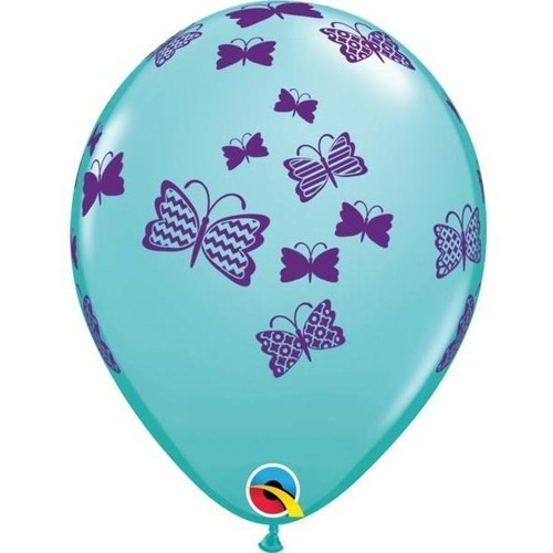 28cm Round Sorbet Assortment Patterned Butterflies Rising #48117 - Pack of 50 SPECIAL ORDER ITEM