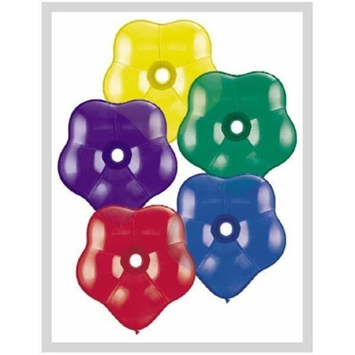 40cm Blossom Radiant Jewel Assorted Qualatex Plain Latex Blossom #48884 - Pack of 50