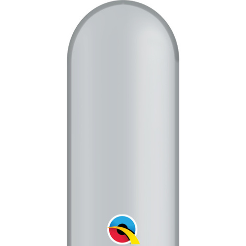 350Q Silver Qualatex Plain Latex #52066 - Pack of 100 TEMPORARILY UNAVAILABLE