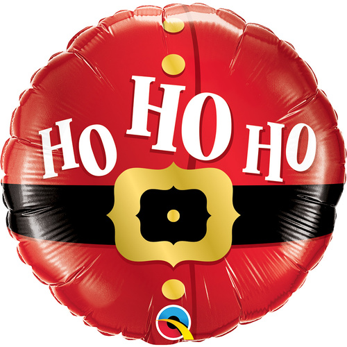 45cm Round Foil Ho Ho Ho Santa's Belt #52120 - Each (Pkgd.) TEMPORARILY UNAVAILABLE