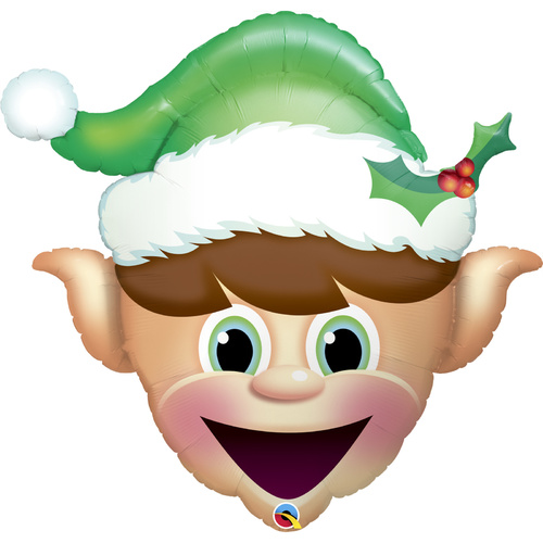 88cm Shape Foil Christmas Elf SW #52935 - Each (pkgd.) 