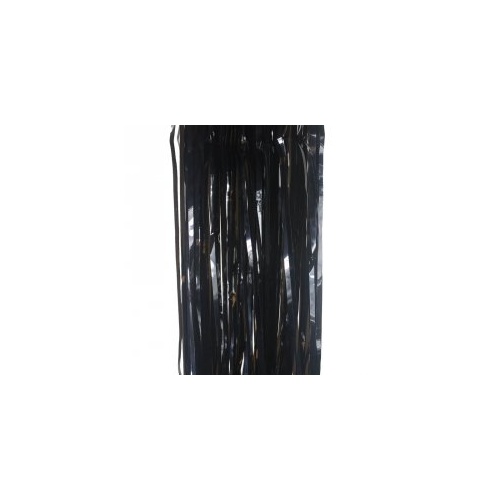 Metallic Curtain Black #5350BK - Each (Pkgd.) 