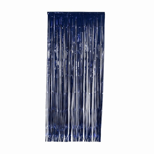 Metallic Curtain Navy Blue #5350NB - Each (Pkgd.)