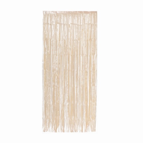 Metallic Curtain White Gold  #5350WG - Each (Pkgd.)