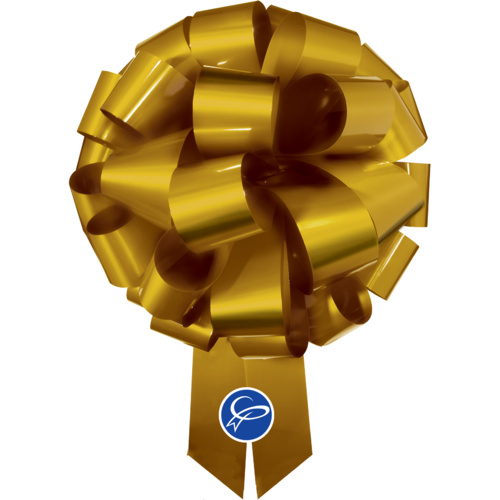 IncrediBow Pull Bow Gold 60cm Lacquer #53668 - Each SPECIAL ORDER ITEM