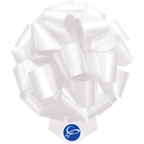 IncrediBow Pull Bow White 50cm Lacquer #54118 - Each SPECIAL ORDER ITEM