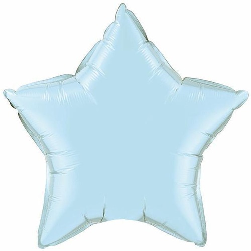 50cm Star Foil Pearl Light Blue Plain Foil #54802 - Each (Unpkgd.)