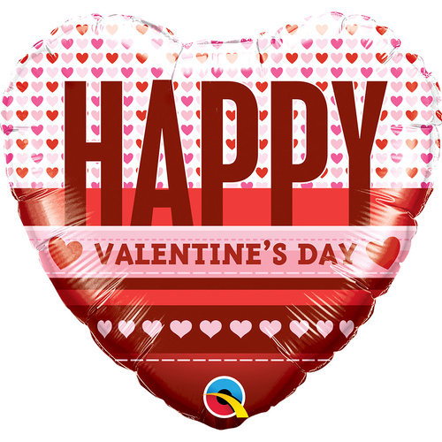 45cm Heart Happy Valentine's Hearts #54832 - Each (Pkgd.) TEMPORARILY UNAVAILABLE