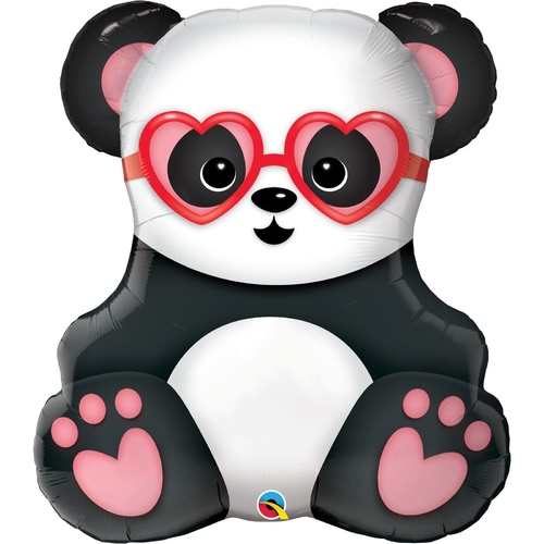 Shape Foil Lovestruck Panda Bear 80cm SW #54882 - Each (Pkgd.) 