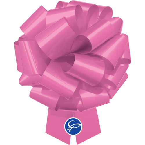 IncrediBow Pull Bow Pink 40cm Lacquer #55255 - Each SPECIAL ORDER ITEM