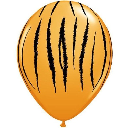28cm Round Orange Tiger Stripes #5547425 - Pack of 25  TEMPORARILY UNAVAILABLE