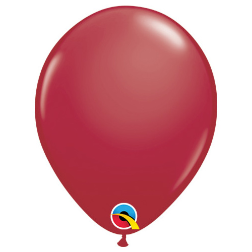 28cm Round Maroon Qualatex Plain Latex #57131 - Pack of 25 TEMPORARILY UNAVAILABLE