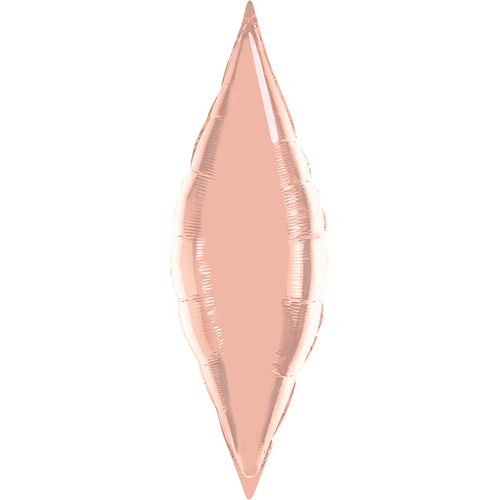 68cm Taper Rose Gold Plain Foil #57846 - Each (Unpkgd.) SPECIAL ORDER ITEM