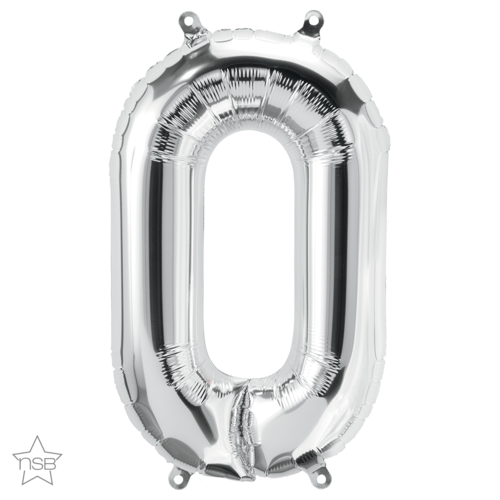 86cm Letter O Silver Foil Balloon #58966 - Each (Pkgd.)
