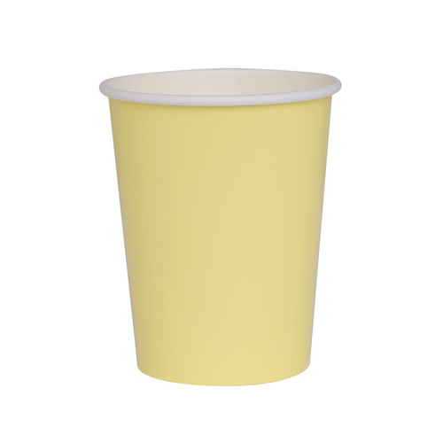 Paper Party Paper Cup Pastel Yellow 260ml #6135PYP - 20pk(Pkgd.)