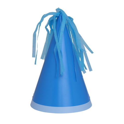 Paper Party Party Hat with Tassel Topper Sky Blue #6150SBP - 10pk