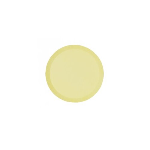 Paper Party Paper Round Snack Plate 7" Pastel Yellow #6170PYP - 20pk (Pkgd.)