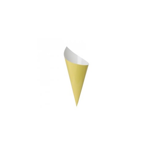 Paper Party Snack Cone Pastel Yellow #6210PYP - 10Pk