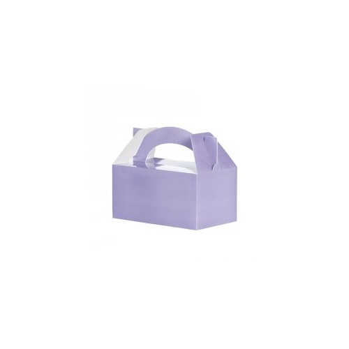 Paper Party Lunch Box Pastel Lilac #6230PLIP - 5Pk