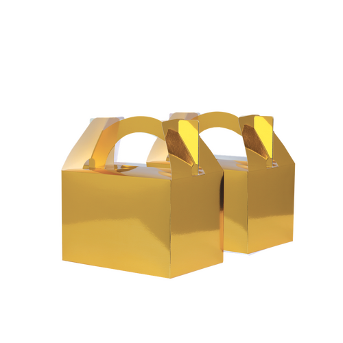  Paper Party Little Lunch Box Metallic Gold #6231MGP - 10pk
