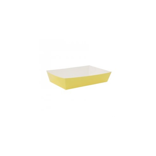Paper Party Lunch Tray Pastel Yellow #6235PYP - 10Pk