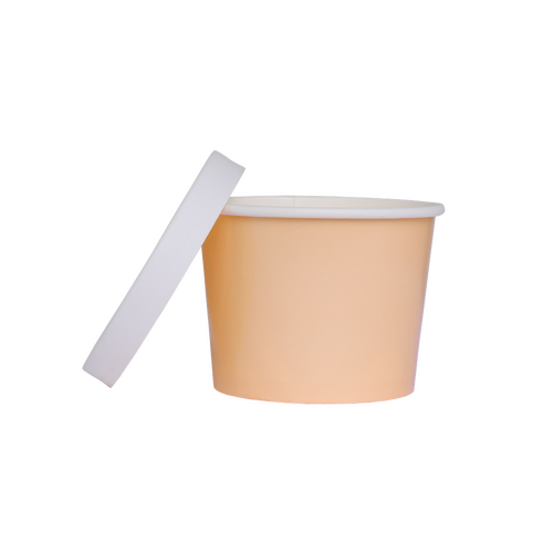 Paper Party Paper Luxe Tub w/ Lid Peach #6236PHP - 5pk