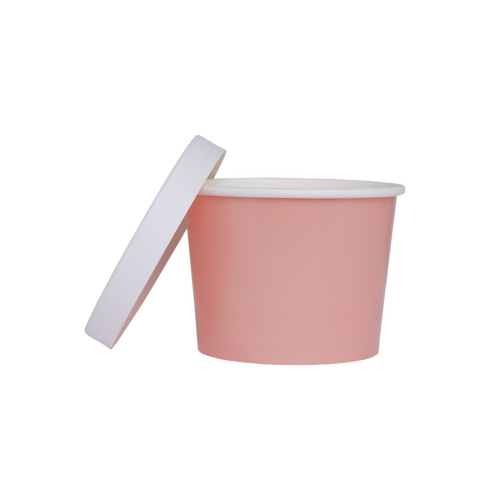 Paper Party Paper Luxe Tub w/ Lid Rose #6236ROP - 5pk
