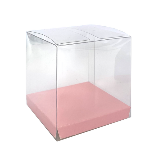 Paper Party Clear Favour Box Pastel Pink #6250CPP - 10pk