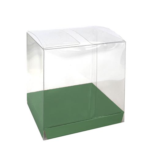 Paper Party Clear Favour Box Sage Green #6250SGP - 10pk