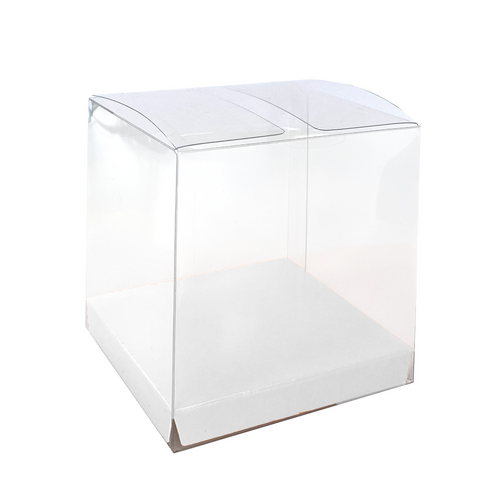 Paper Party Clear Favour Box White #6250WHP - 10pk