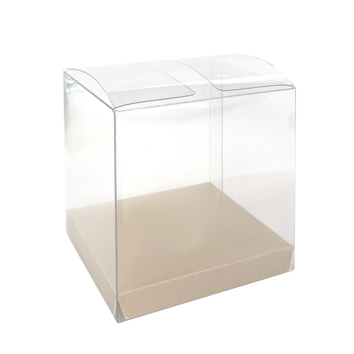 Paper Party Clear Favour Box White Sand #6250WSP - 10pk