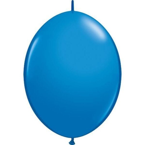 30cm Quick Link Dark Blue Qualatex Quick Link Balloons #65215 - Pack of 50 