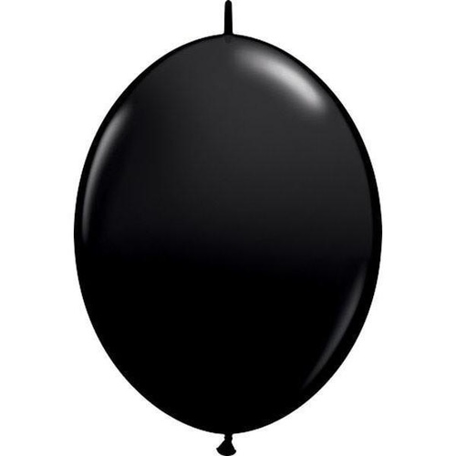 30cm Quick Link Onyx Black Qualatex Quick Link Balloons #65216 - Pack of 50 TEMPORARILY UNAVAILABLE