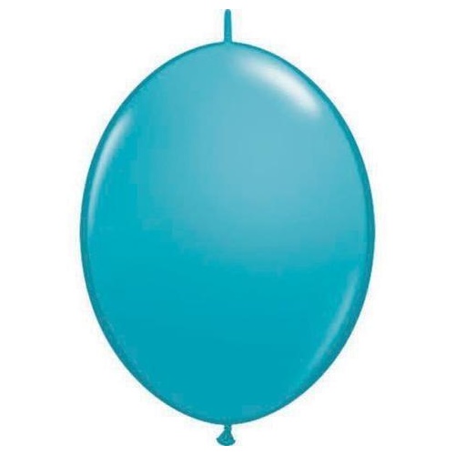 30cm Quick Link Tropical Teal Qualatex Quick Link Balloons #65228 - Pack of 50
