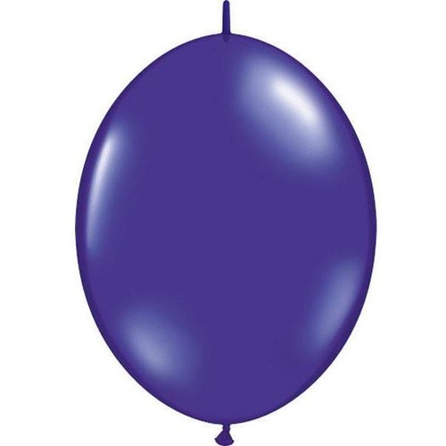 30cm Quick Link Jewel Quartz Purple Qualatex Quick Link Balloons #65249 - Pack of 50 SPECIAL ORDER ITEM