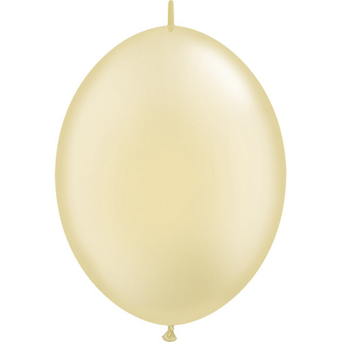 30cm Quick Link Pearl Ivory Qualatex Quick Link Balloons #65330 - Pack of 50 SPECIAL ORDER ITEM