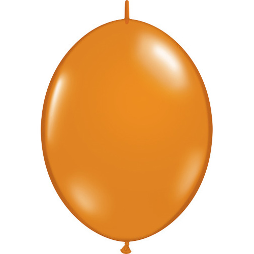30cm Quick Link Jewel Mandarin Orange Qualatex Quick Link Balloons #65331 - Pack of 50 SPECIAL ORDER ITEM
